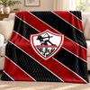 Zamalek Sporting Club Decke Flanelldecke Weich Gemütlich Plüsch Überwurf für Sofa Bett Leichtgewichtige Heimdekoration Outdoor Camping