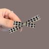 Elegant 2025 Korean Bow Pearl Rhinestone Hair Clip - Internet Celebrity Style