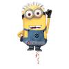 Minions Aluminum Balloon - Despicable Me - Black - Classic Balloon - Helium Balloon - Foot Pump