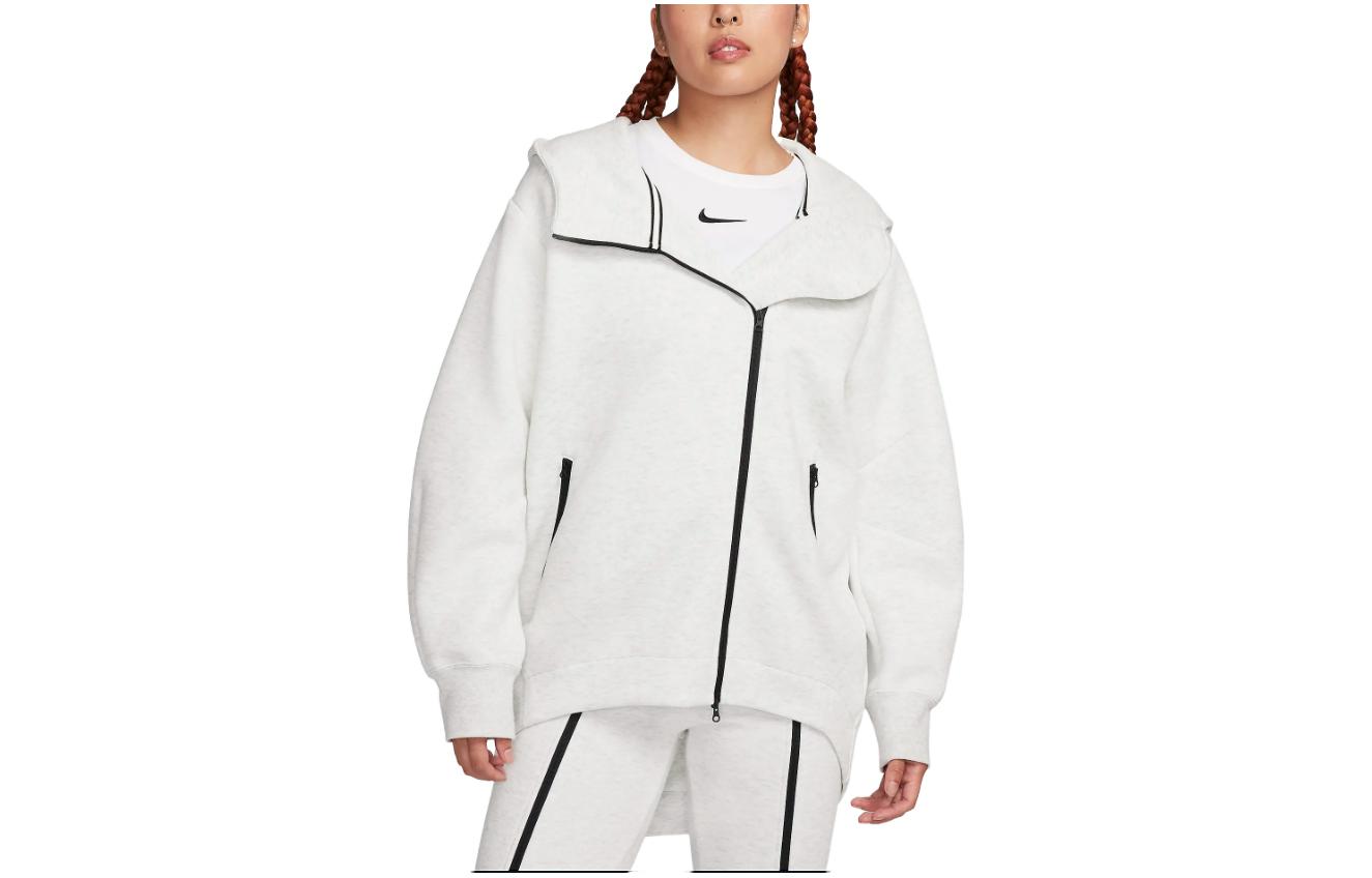 Nike Jackets Women s Light Gray Hooded Moderate Other FB8244-013 L
