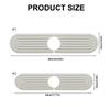 Faucet Mat for Kitchen Sink Water Absorbent Stone Sink Tray Fast Drying Sink Faucet Diatomite Mat for Bathroom Counter