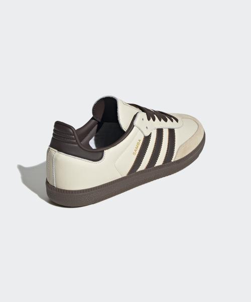 [Adidas] Samba OG - Beige:Dark Brown JR2660
