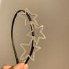 Pentagram Hairband Y2K Star Hair Hoop Delicate Star Headband  Festive