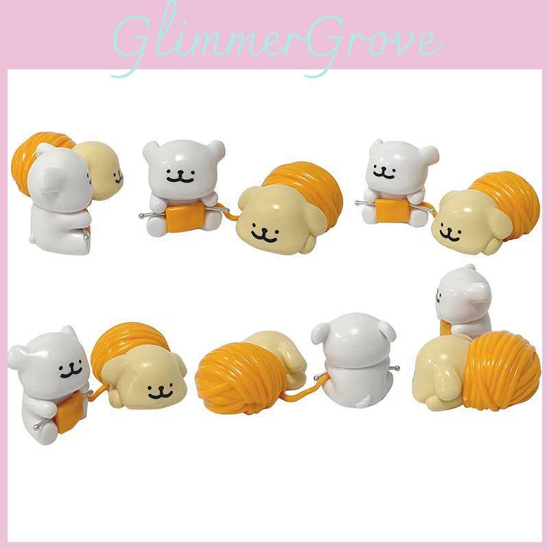 Charming Pvc Maltese Puppy Miniature Blind Box Collection With Six Unique Designs