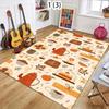 Cute Area Rug Non-Slip Washable Retro Floor Mat with CakeCookie Print Carpet Entryway Doormat for Kitchen Living Room Nursery