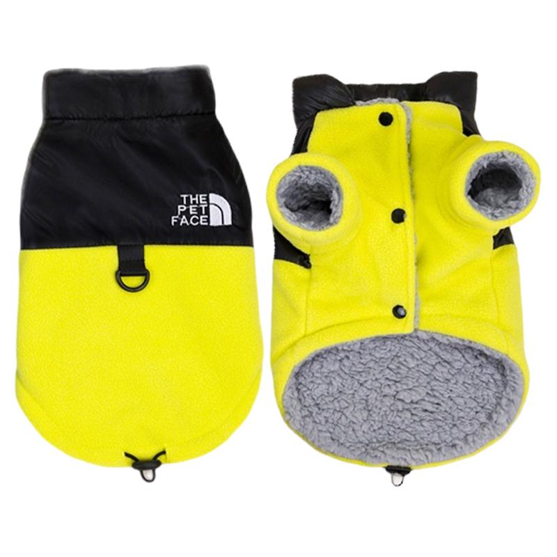 

Куртка Пальто для Собаки Кошки Зимняя Одежда для Французского Бульдога Чихуахуа Одежда Теплый Флис Одежда для Щенков Йорки Пудель Костюмы для Питомцев S жёлтый
