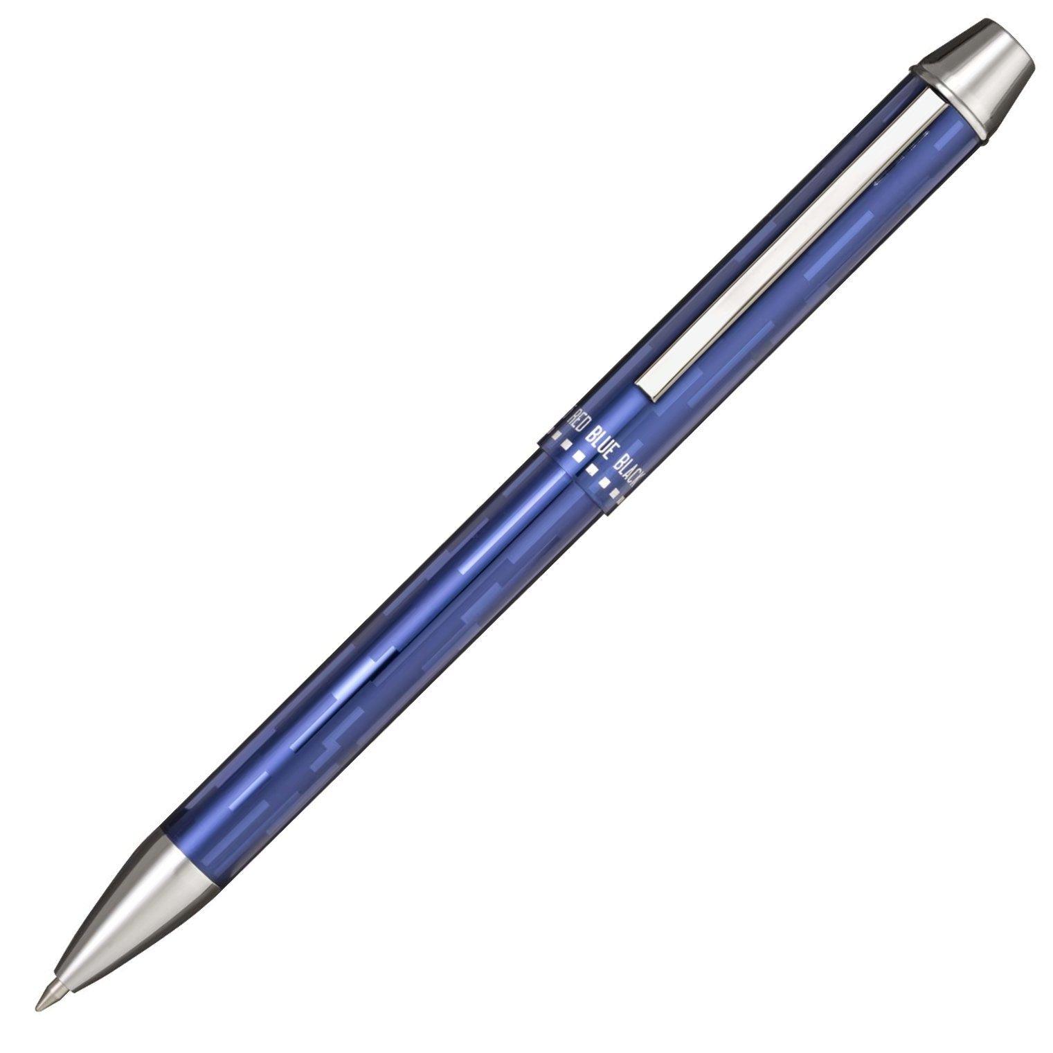 

Sailor Multi-Function Fountain Pen, 3 Colors + Sharp Metalino 4 Blue, 16-0222-240