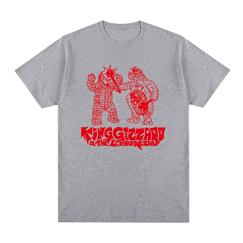 King Gizzard the Lizard Wizard Vintage Tshirt Rock Band garage POP Cotton Men T shirt New Tee Tshirt Womens Tops