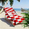 America de Cali Print Beach Towel, Large Soft Quick Dry Towel for Beach Camping Swimming