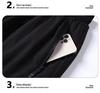 Men's Thickened Cotton and Fleece Trousers, Autumn/Winter Casual Lambskin Sweatpants