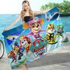 Cartoon P-Patrol Cute Dog Microfiber Blanket Quick Drying Beach Towels Oversized Printing Super Absorbent Pool Towel Blanket