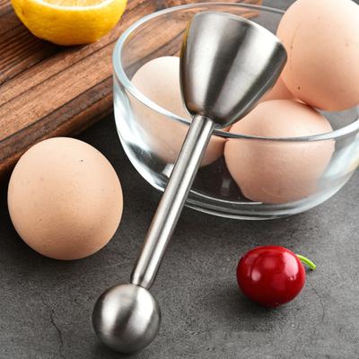 Stainless Steel Egg Opener Cracker Topper Separator Remover for Family Breakfast Egg Shell Remover Rust-Proof Egg Cutter