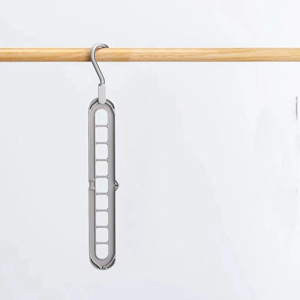 3PCS Clothes hanger saves space - Shirt plastic foldable hanger storage rack - Wardrobe hanger space saves space