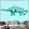 Dinosaur Tapestry Forest Wall Hanging Nature Landscape Home Decor Room Aesthetic Vintage Vaporwave Gothic Bedroom Living Room Ar