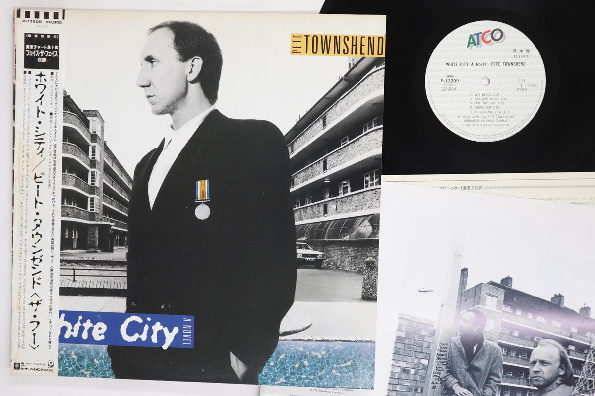 

LP Record PETE TOWNSHEND White City P13209PROMO ATCO 1985 Japan Obi Rock Used