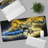 HD Printing MousePad Game Monster Hunter Wilds Mouse Pad Natural Rubber Keyboard Mat Office Desk Mat Computer Gaming Accessories