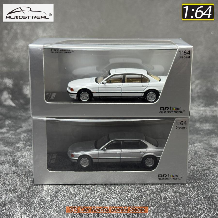 AR box diecast model 1/64 scale new 750iL (E38) Black static ornament Holiday gift collection