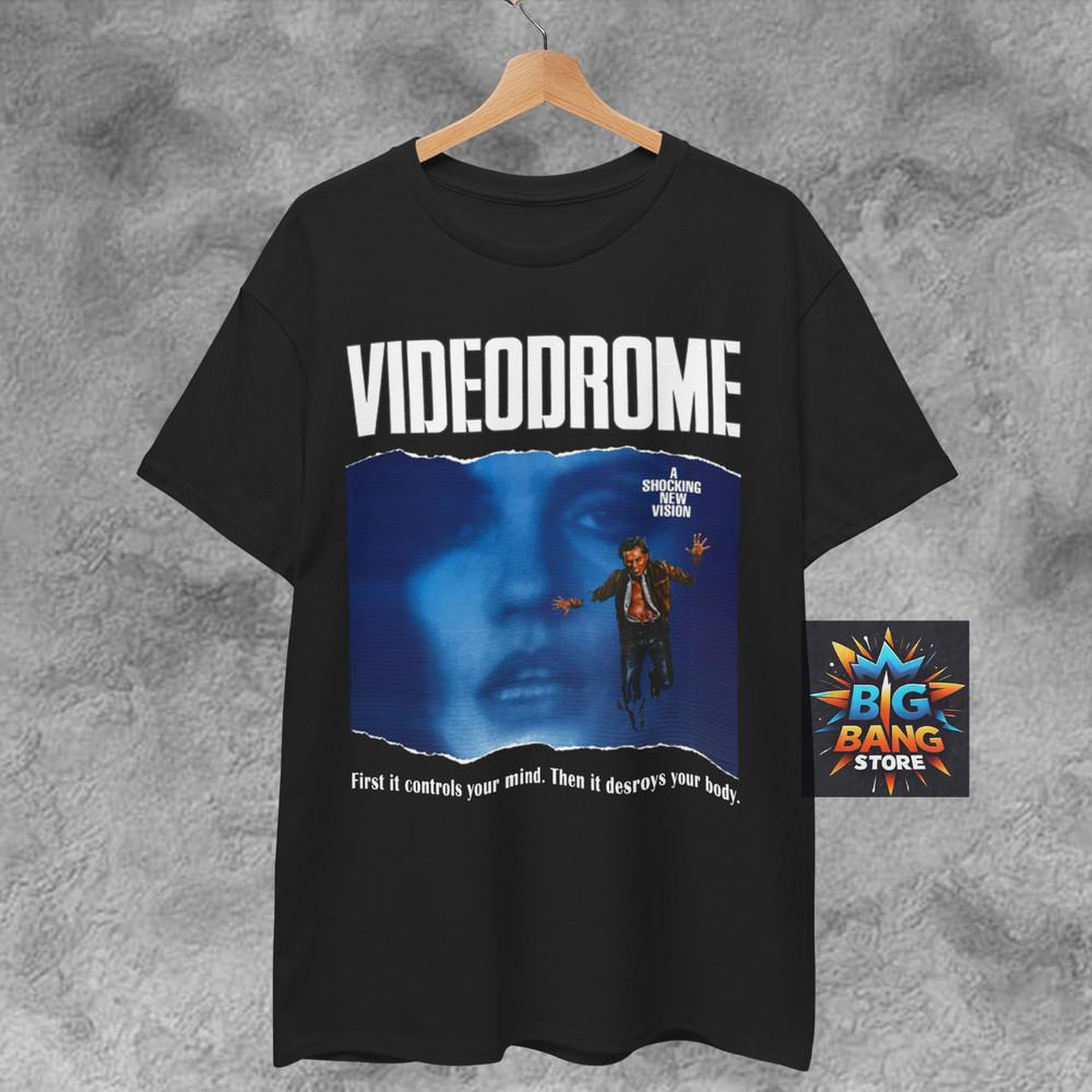 Videodrome 1983 Sci-Fi Horror Movie T-Shirt, 80s Horror Shirt, Horror Unisex tee
