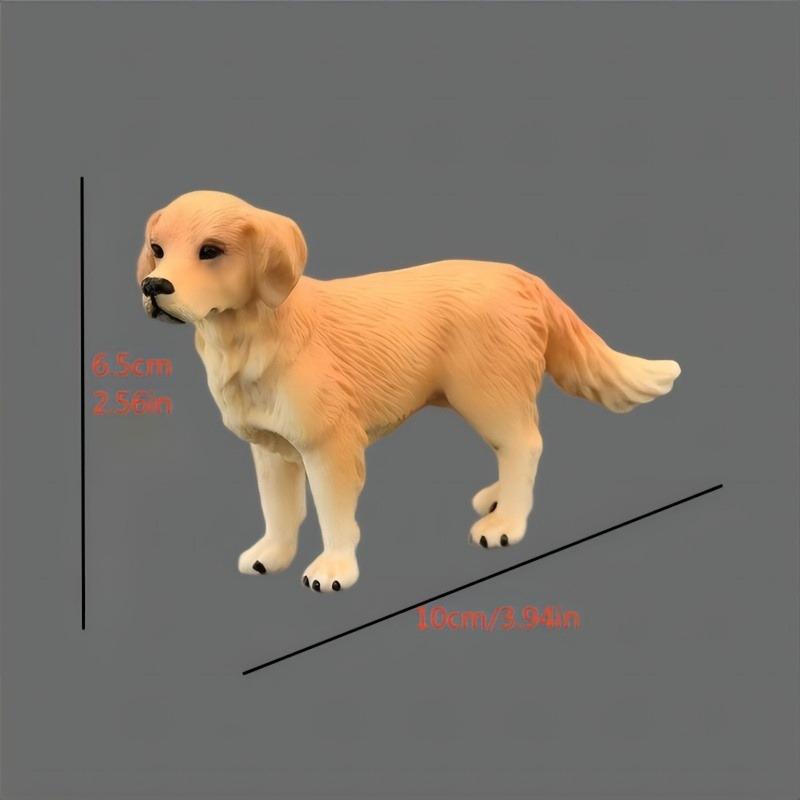 Simulation Hundemodell Solide Statische Ornament-Artefakt Golden Retriever Welpe Labrador Beagle Shiba Inu