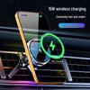 Universal 25W Magnetic Wireless Car Charger with Cooling & Heat Dissipation for Navigation and Phone Holder