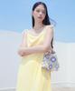 SWEET BITTER Ribbon Terry Dress_Yellow