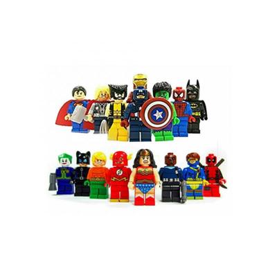 16 Pezzi Marvel Avengers Super Eroi Mini Figure Set Dc Compatibili con Lego