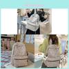 Nylon Leopard Print Backpack For Women With Padded Straps Perfect For Casual Travel
