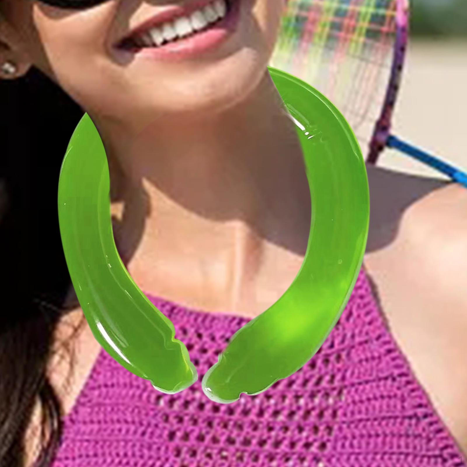 

Neck Cold Cooler ze Pack Hds Wearable Cooling for , Camping, Hiking, Outdoor зелений