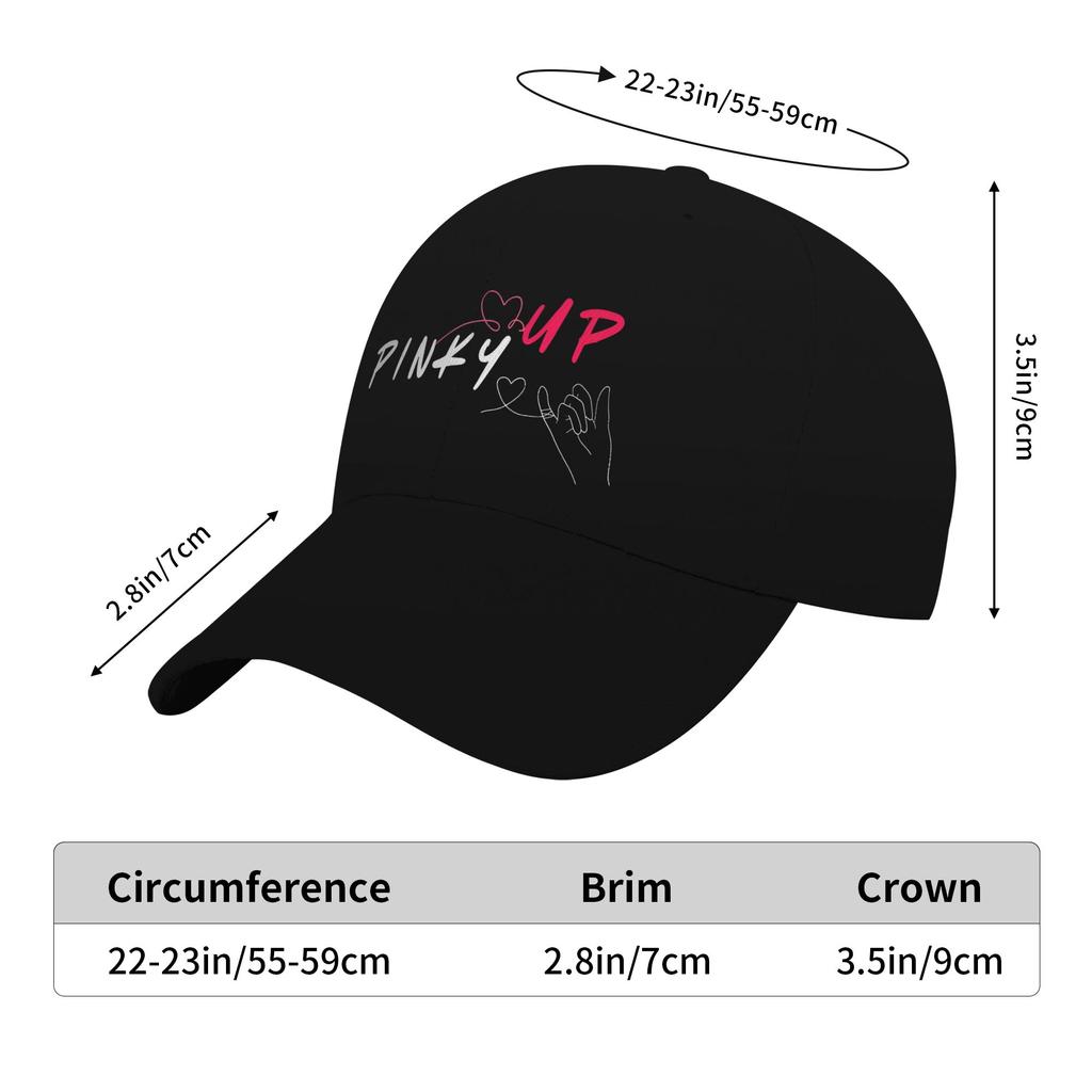 Summer Katseye Pinky Up Kpop Baseball Cap Men Women Headwear  Daily Workouts Gift Sun Hats