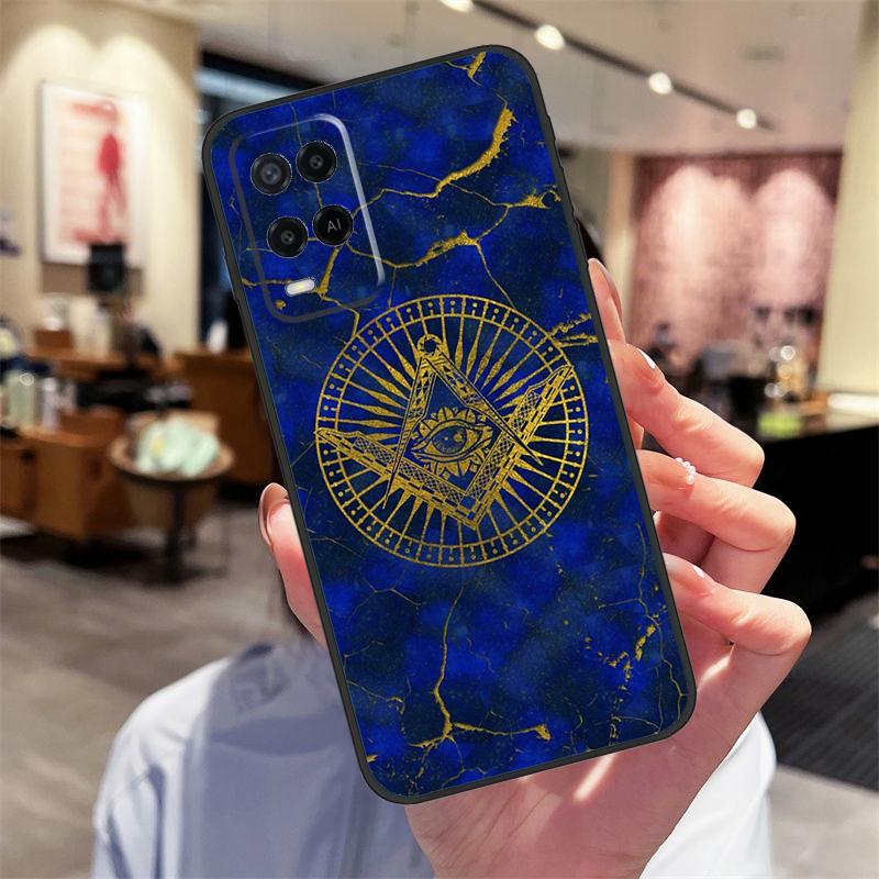 Pyramid Eye Symbol Case For Oppo A40 A60 A80 A18 A38 A58 A78 A98 A16 A76 A96 A15 A17 A77 A74 A94 A54 A57S Cover