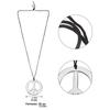 New Year Party Festival Hippie Suit Exaggerated Wig Sunglasses and Necklace 2/3/4 Piece Set Halloween Hip Hop Costume Suit