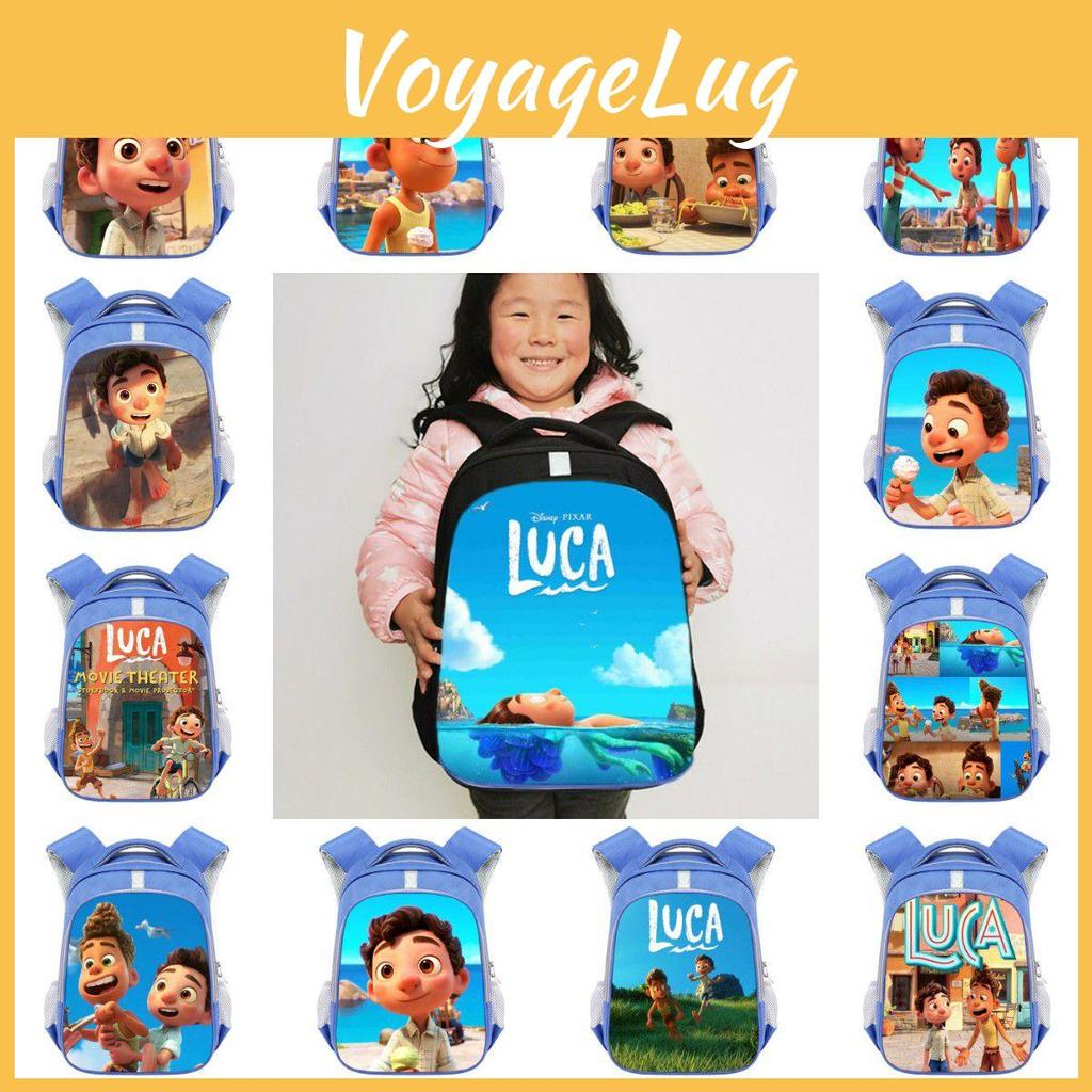 Vibrant Luca Alberto Backpack 3d Printed With Reflective Strip For Kids And Students