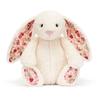 Fragrant Bonnie Rabbit Plush Toy with Floral Ears Kawaii Stuffed Doll Soft Sofa Cushion Kids Birthday Gift Room Decor