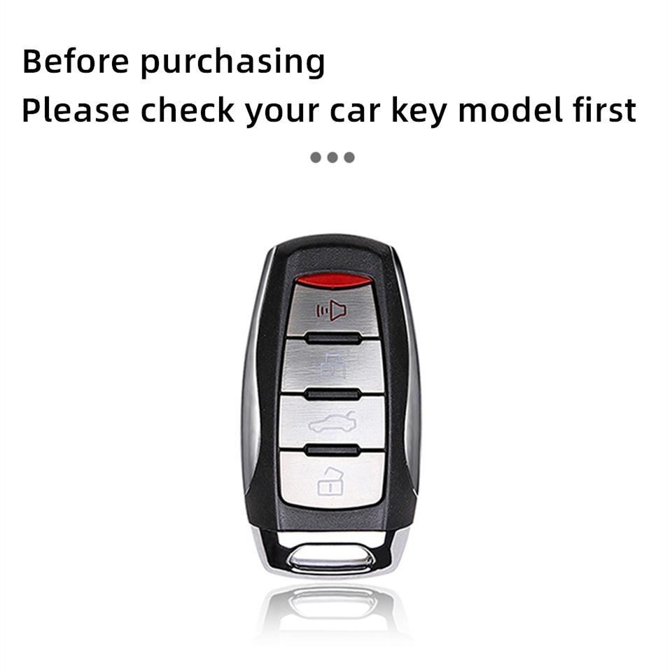 Metal Auto Smart Key Fob Case Cover Mount Protector Housing Key Ring Remote Fit For GWM Haval Series New H6 Series Hev Phev Jolion Series S Dargo