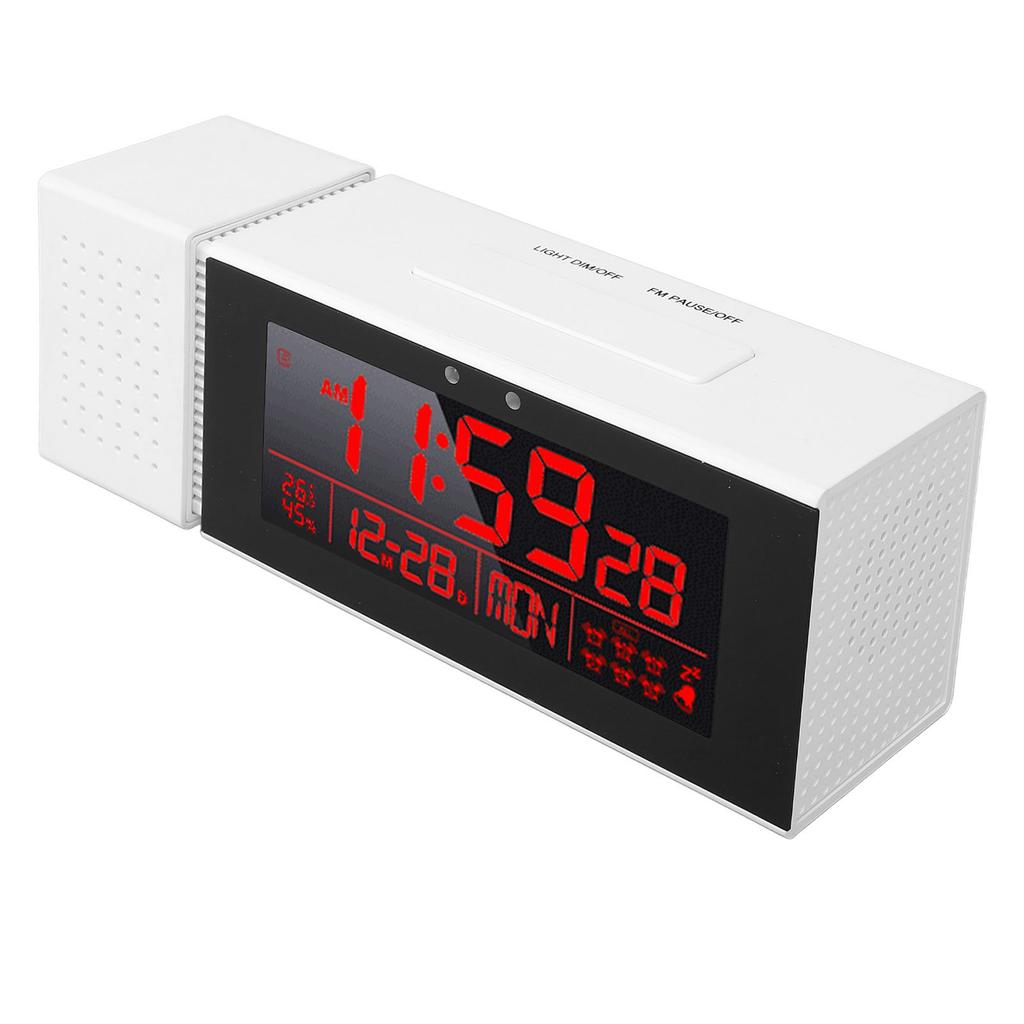 LED Digitaluhr Bewegungssensor Nachtlicht Elektronische Uhr Einstellbare Hintergrundbeleuchtung Wecker