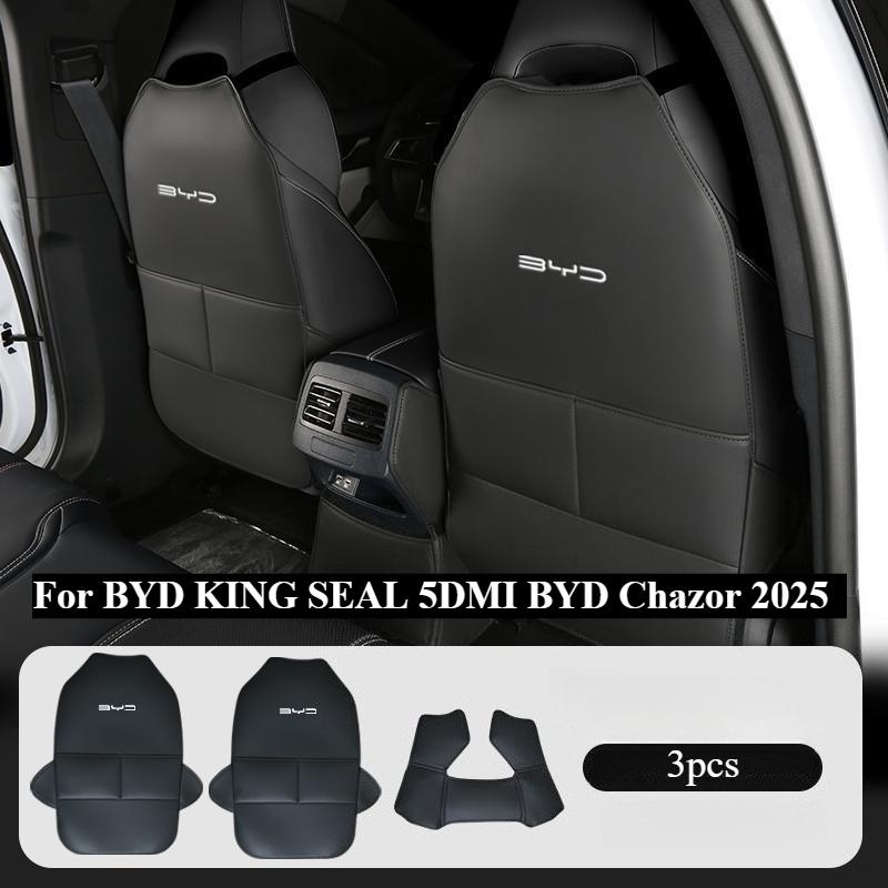 For BYD KING SEAL 5DMI BYD Chazor 2025 Car Seat Anti Kick Pad Auto Seat Back Protector Cover Seat Anti-Dirty Pad Car Accessories