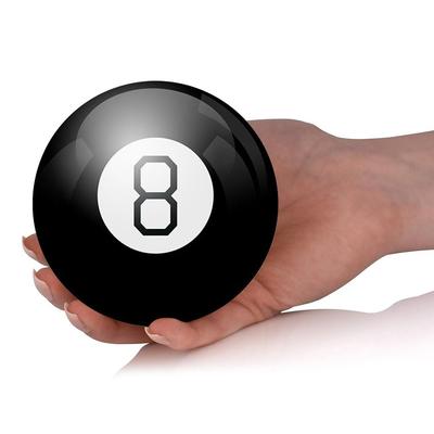 Mystisches 8-Ball Entscheidungsfindung Wahrsagerei Lustiges Spielzeug Spiel Retro Edition Neuheit Spielzeug mit 20+ Antworten und Vorhersagen