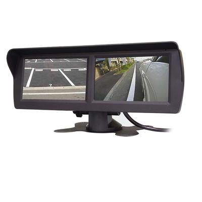 MAXWIN Dva monitory, palce, 4 systémy, video vstup, automatické přepínání, 2 obrazovky, monitor, vedlejší monitor, zadní kamera, vlastní TK433 4,3" na palubní desce, 12V/24V