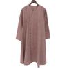 JURGEN LEHL Women's Indian Cotton Khadi Dress, Terracotta, Size M, 25cm, Stainless Steel dress M terracottaUsed