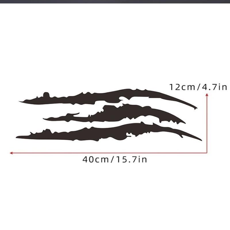 1pcs  Car Decorative Stickers Trace Stripe Marker Headlights Waterproof Decorative Car Stickers Car Tuning Accessories