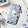 Punk Skull Printed Long Wallet Casual Card Holder Fashion Multi Slot Daily Purse
