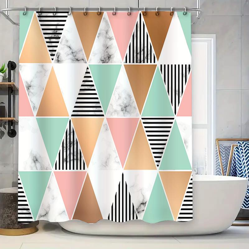 

Home Shower Curtains For Bathroom Waterproof Fabric Modern Nordic Style Bathroom Curtains Shower Curtain 180X200 W60H190(CM)-1 Pcs