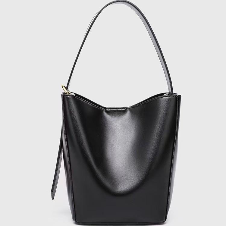 Fashionable Commuting and Outdoor Single Shoulder Crossbody Bag  Casual Bucket Bag чёрный