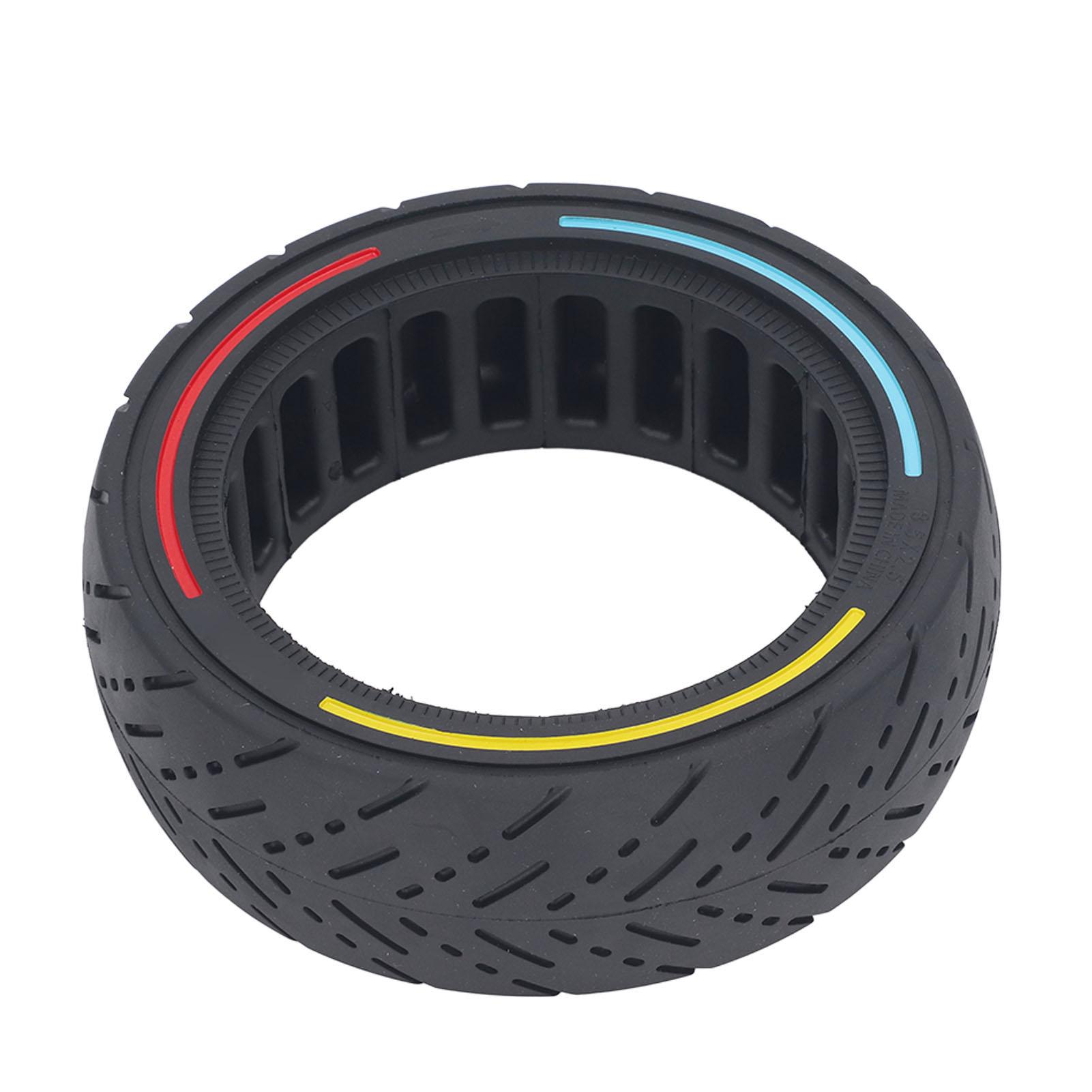 8.5x2.5 Electric Scooter Tire Electric Scooter Replacement Wheels Front Rear Honeycomb Tires Flat Free Card Slot 56mm Color