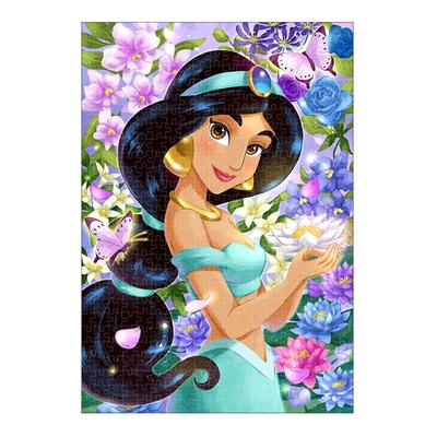 Jigsaw Puzzle Flower Guidance Gyutto Series 500-Piece Disney's "Beautiful (Jasmine)" [Pure White] (25x36cm) DPG-500-678