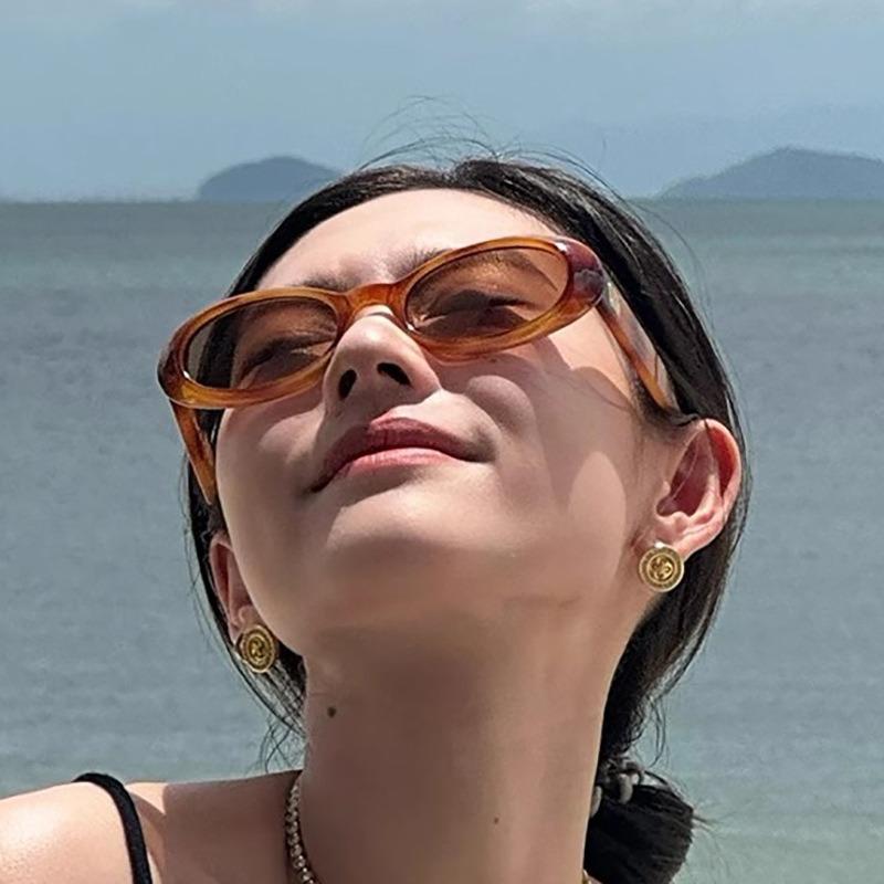 Retro Oval Sunglasses for Women Men Luxury  Designer Vintage Punk Outdoor Sun Glasses Driving Cycling Shades UV400 Oculos