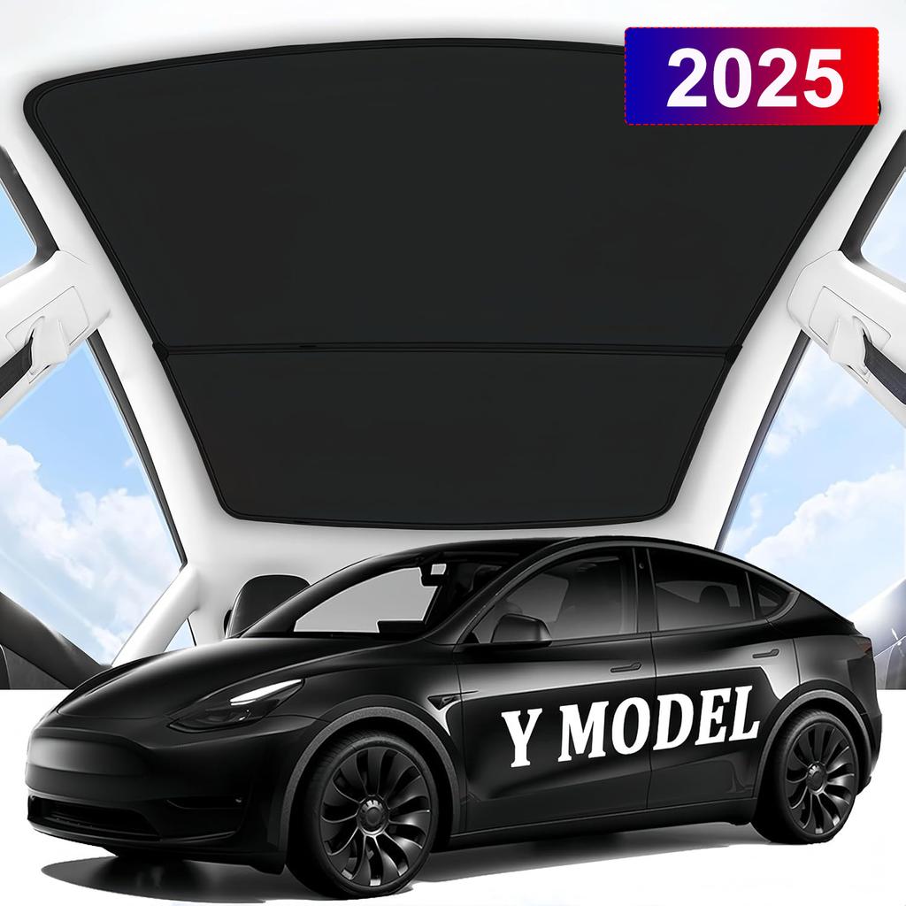 BED1 For Tesla Model Y Juniper 2025 Launch Sun Shade Front Rear Side Window Sunshade Windshield Sun Visor Outdoor Camping Accessories