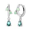 925 Silver Simple Sun Small Sugar Cube Star Moon Women Earring Brilliant Wedding Engagement Star Earrings Jewelry Gifts