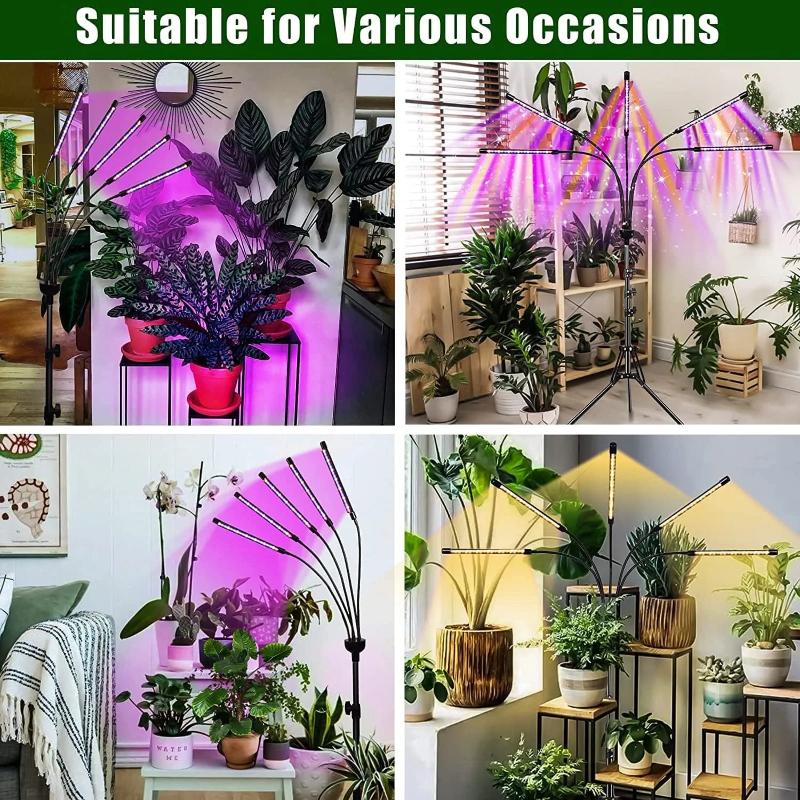1Pc 3 Colors Tripod USB Phyto Lamp Full Spectrum Hydroponics Bulb LED Grow Light Indoor Plants Lamp Greenhouse Veg Flower Phytolamp