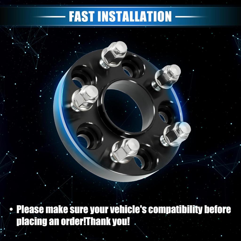 5 Pcs Wheel Lug Nuts Compatible for Chevrolet Malibu Impala for Buick Encore, Durable M12 x 1.5 Carbon Steel Silver Tone Tire Lugnuts